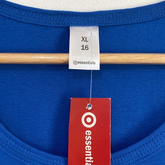 Bundle deal - Blue Short Sleeve T-Shirt and Blue Rib Tank Top - Size XL / 16 - Picture 5 of 5